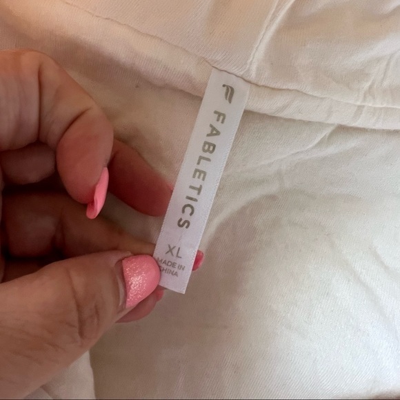 Fabletics Lotta Sherpa Fleece 1/2 Zip Pullover SIZE XL pocket warm cozy thick - Picture 5 of 13